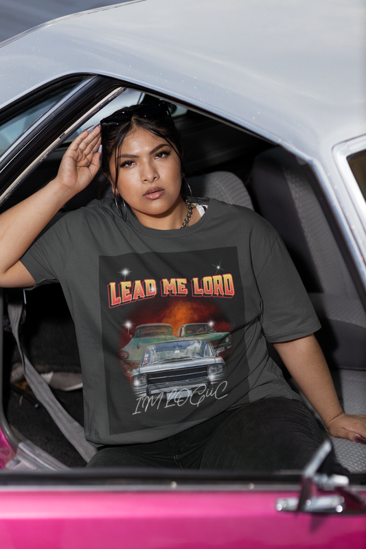 Lead Me Lord Oversized faded t-shirt