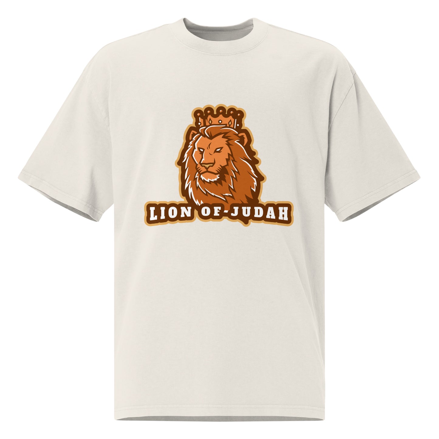 Lion of Judah Oversized faded t-shirt