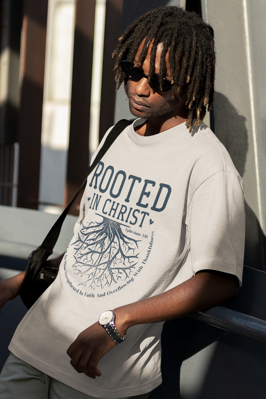 Rooted Oversized faded t-shirt