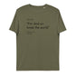 John 3:16 Unisex organic cotton t-shirt