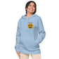 Heart Eye Emoji Unisex pigment-dyed hoodie