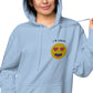 Heart Eye Emoji Unisex pigment-dyed hoodie