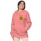 Heart Eye Emoji Unisex pigment-dyed hoodie