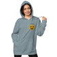 Heart Eye Emoji Unisex pigment-dyed hoodie