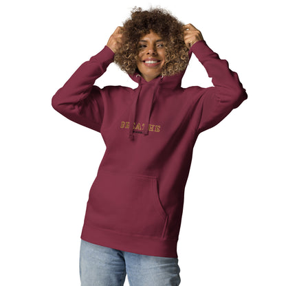 Breathe Maroon Unisex Hoodie