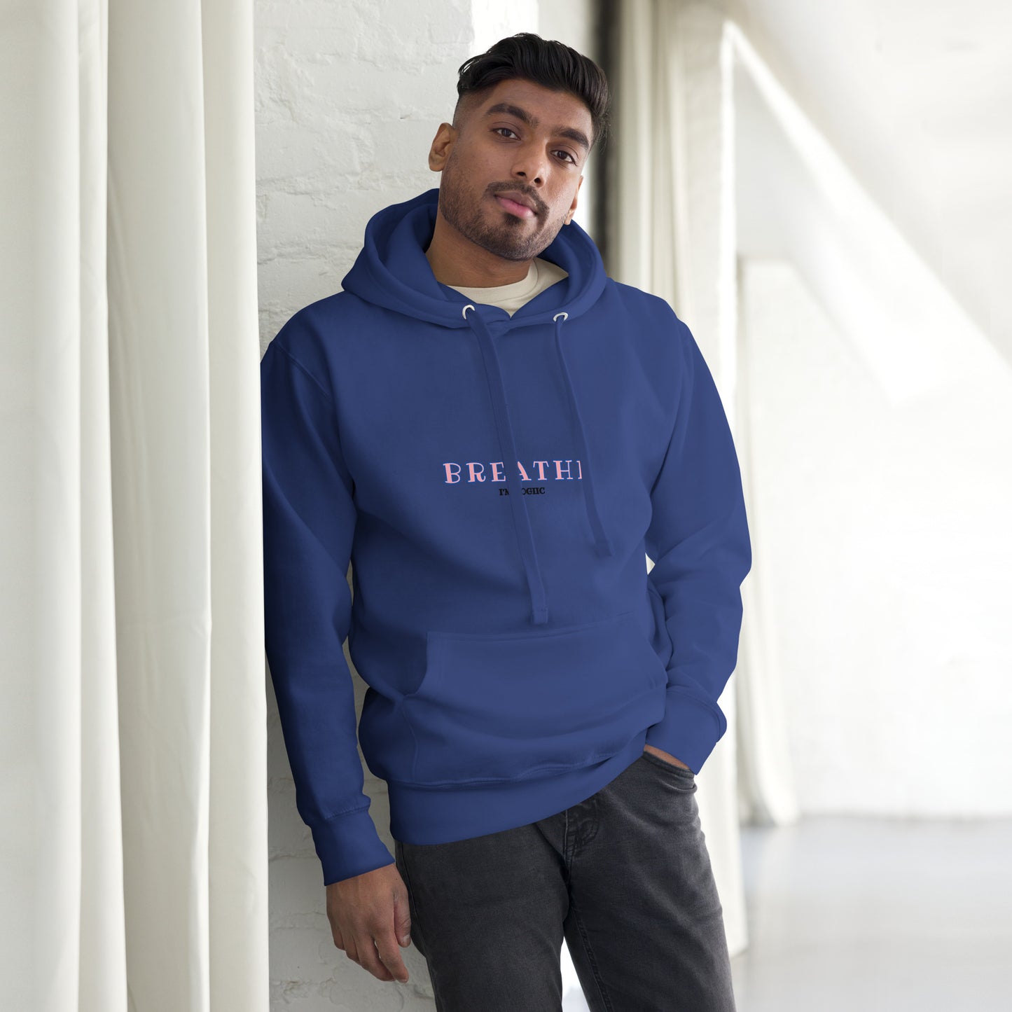 Breathe Blue Unisex Hoodie