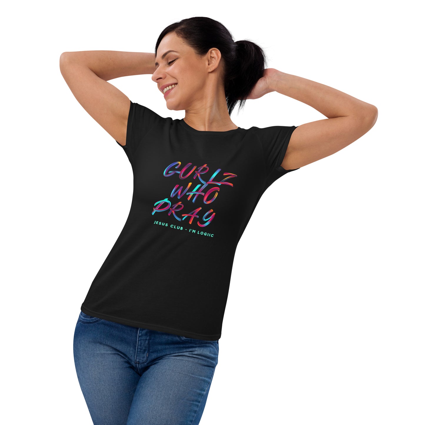 Gurlz who Pray short sleeve t-shirt