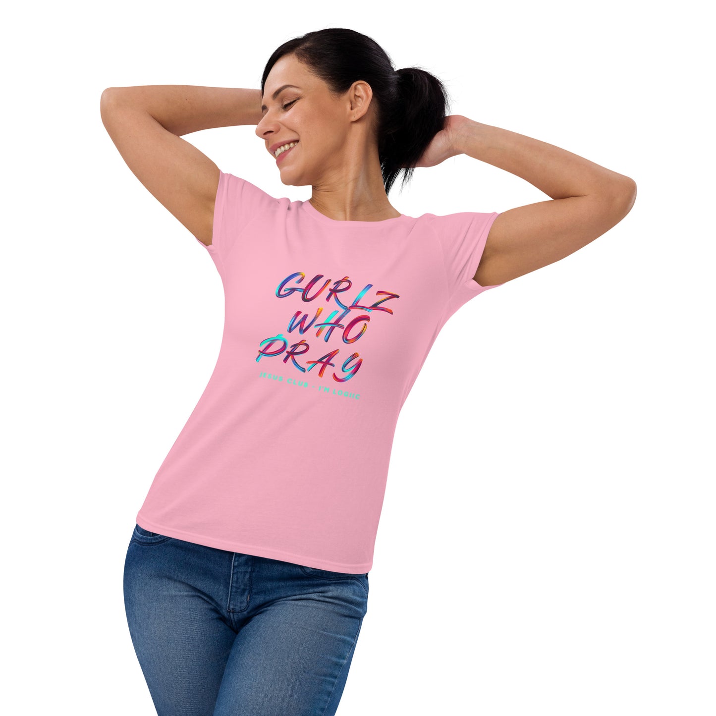 Gurlz who Pray short sleeve t-shirt