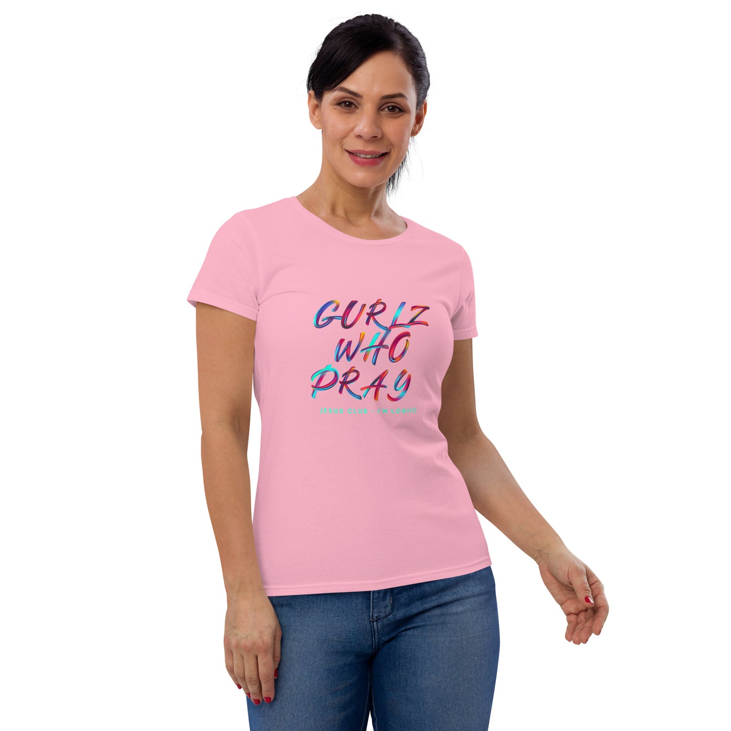 Gurlz who Pray short sleeve t-shirt