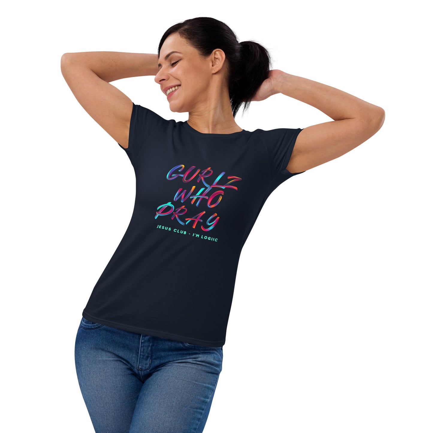 Gurlz who Pray short sleeve t-shirt