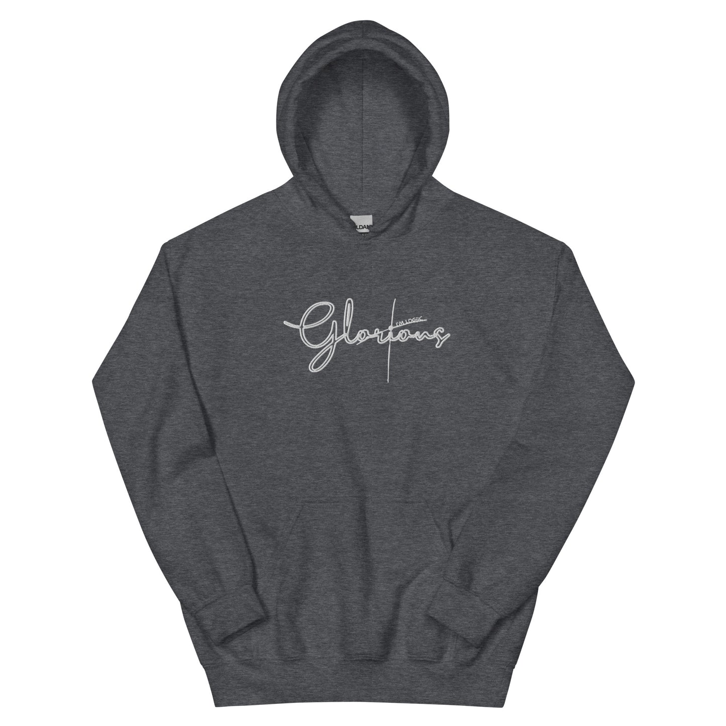 Glorious Embroidered Vintage Hoodie - Grey / S - Shirts &