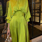 Gloria Classy Pleated Dress - Dresses