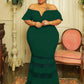Arleen Mesh Tail Dress - Green / XL
