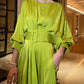 Gloria Classy Pleated Dress - Dresses