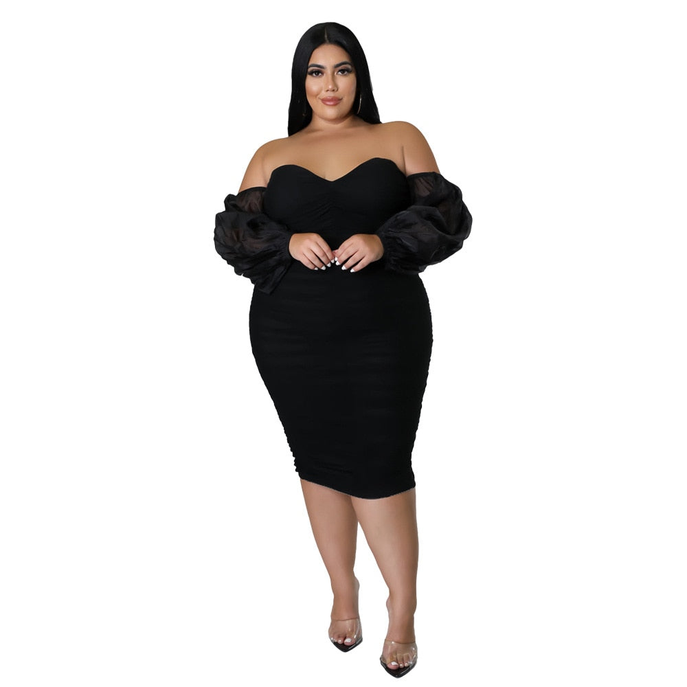 Julietta Plus Size Dress - Black / XL - Dresses Dresses