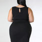 Gina Slit Bodycon Dress