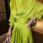 Gloria Classy Pleated Dress - Dresses