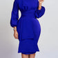 Dove Bodycon Dress - Blue / S