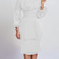 Dove Bodycon Dress - White / S