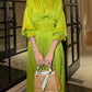 Gloria Classy Pleated Dress - Dresses