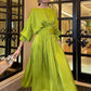 Gloria Classy Pleated Dress - Dresses