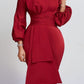 Dove Bodycon Dress - Red / S
