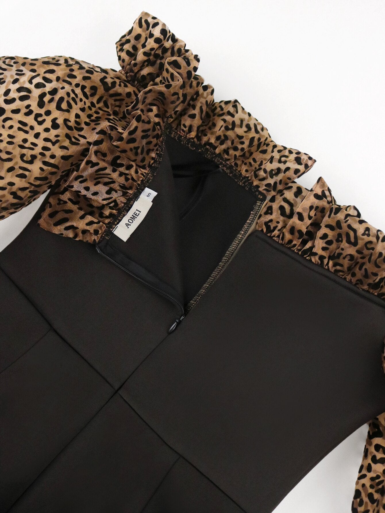 Alexia Cheetah Sleeve Dress