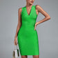 Azayla Green Bandage Dress