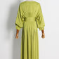Gloria Classy Pleated Dress - Dresses