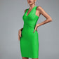 Azayla Green Bandage Dress