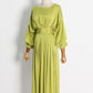 Gloria Classy Pleated Dress - Dresses