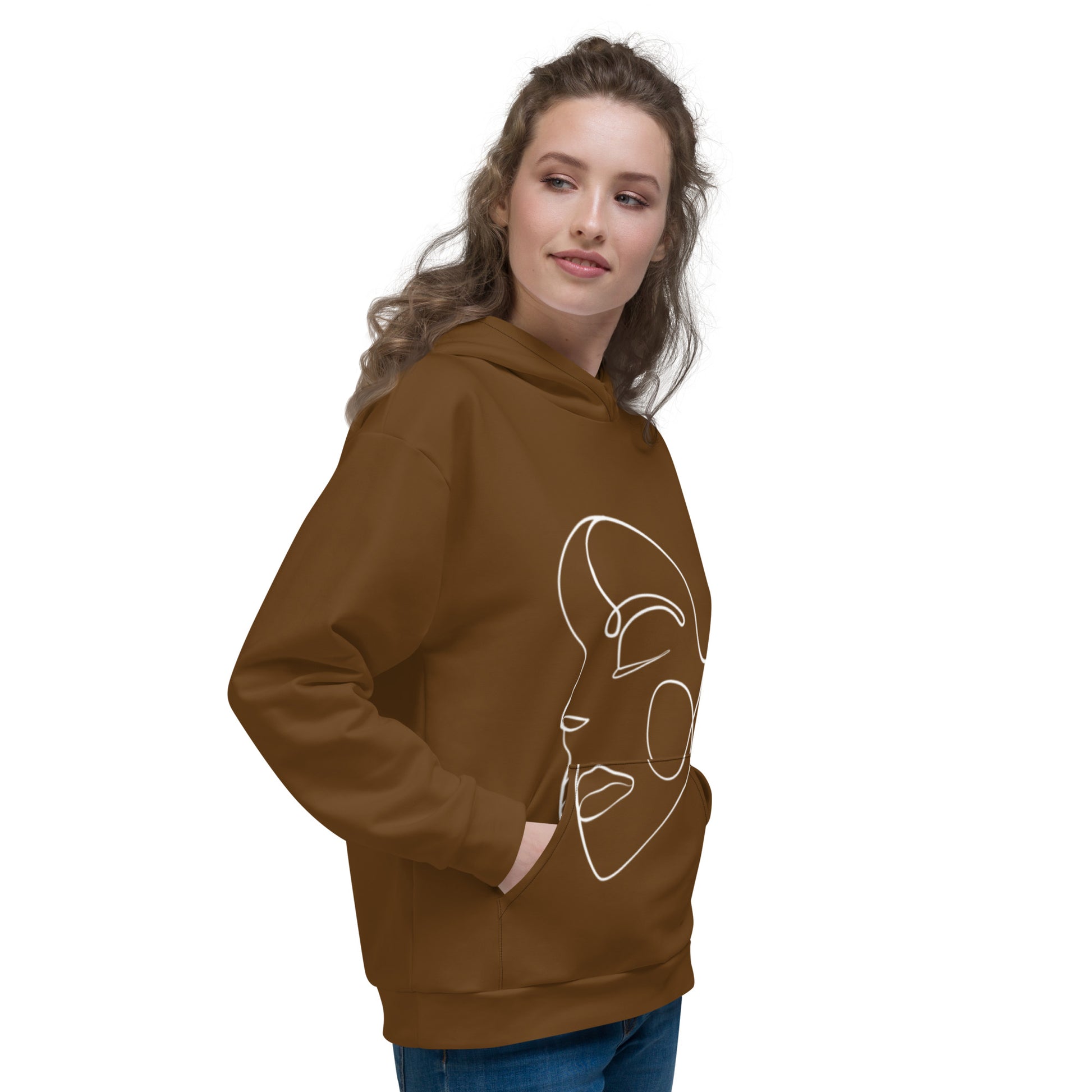 Woman of God Hoodie (brown) - Shirts & Tops