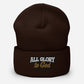 Glory to God Cuffed Beanie - Brown
