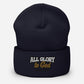 Glory to God Cuffed Beanie - Navy