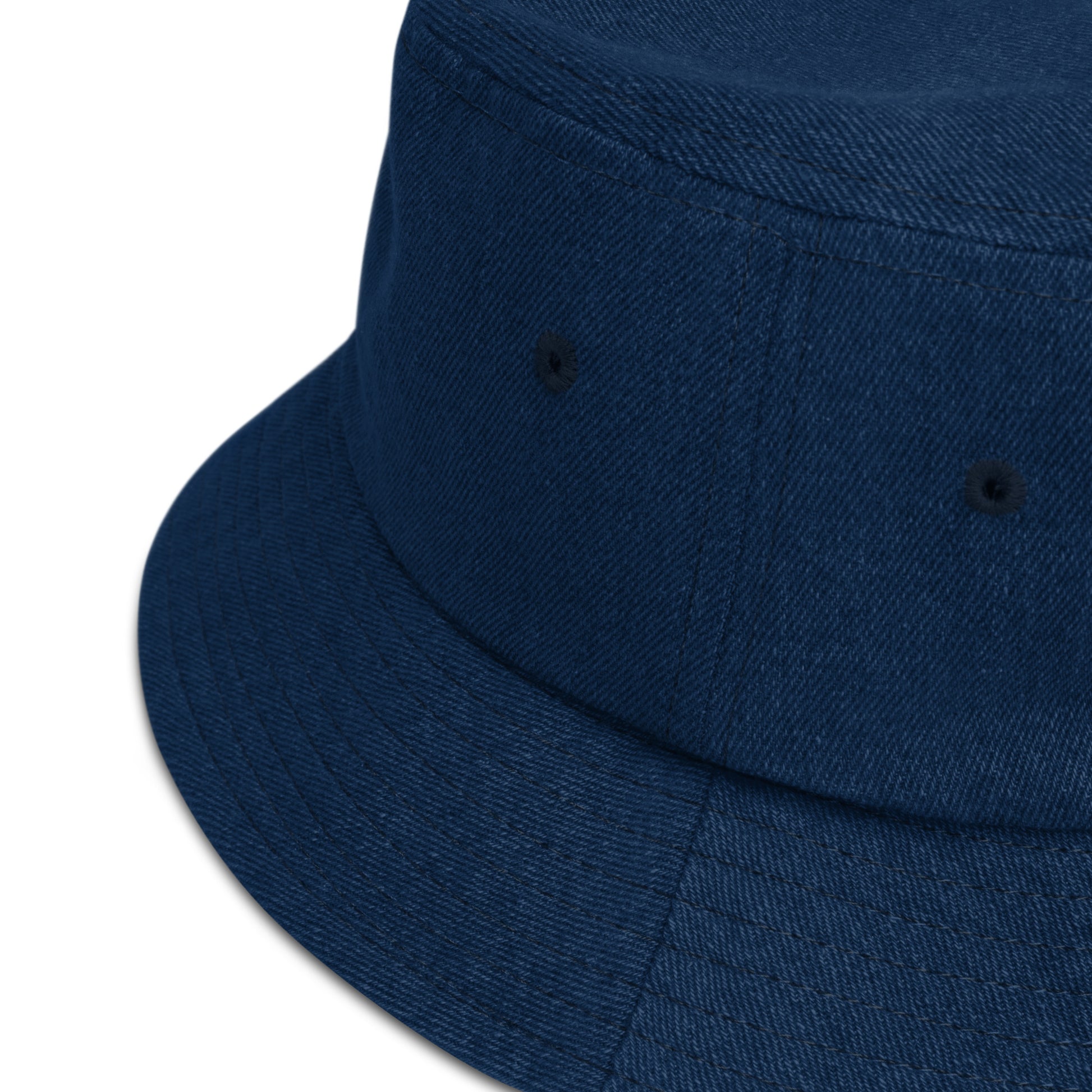 Woman of God Embroidered Denim bucket hat - Hats