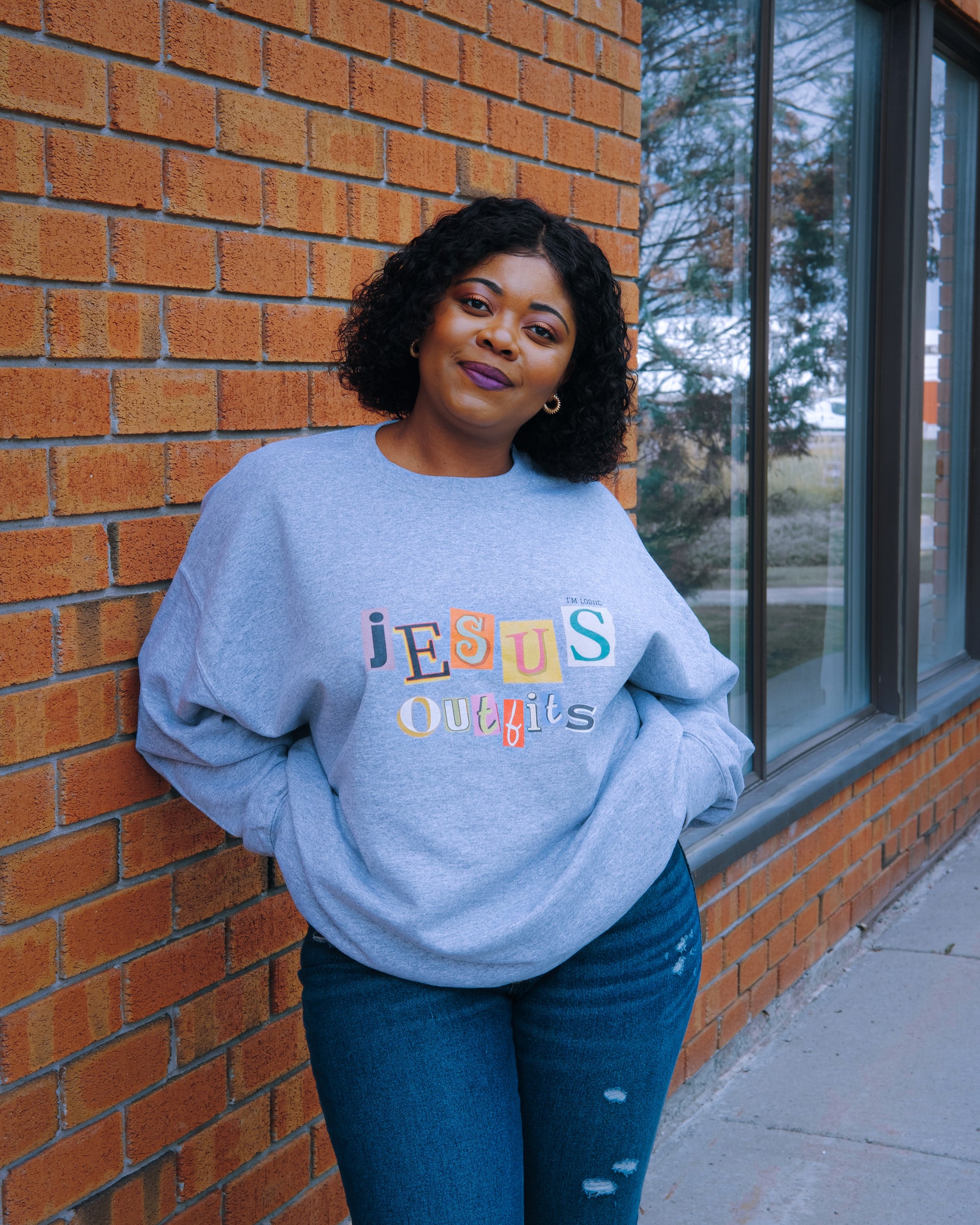 Jesus Outfits Crew Neck - Shirts & Tops