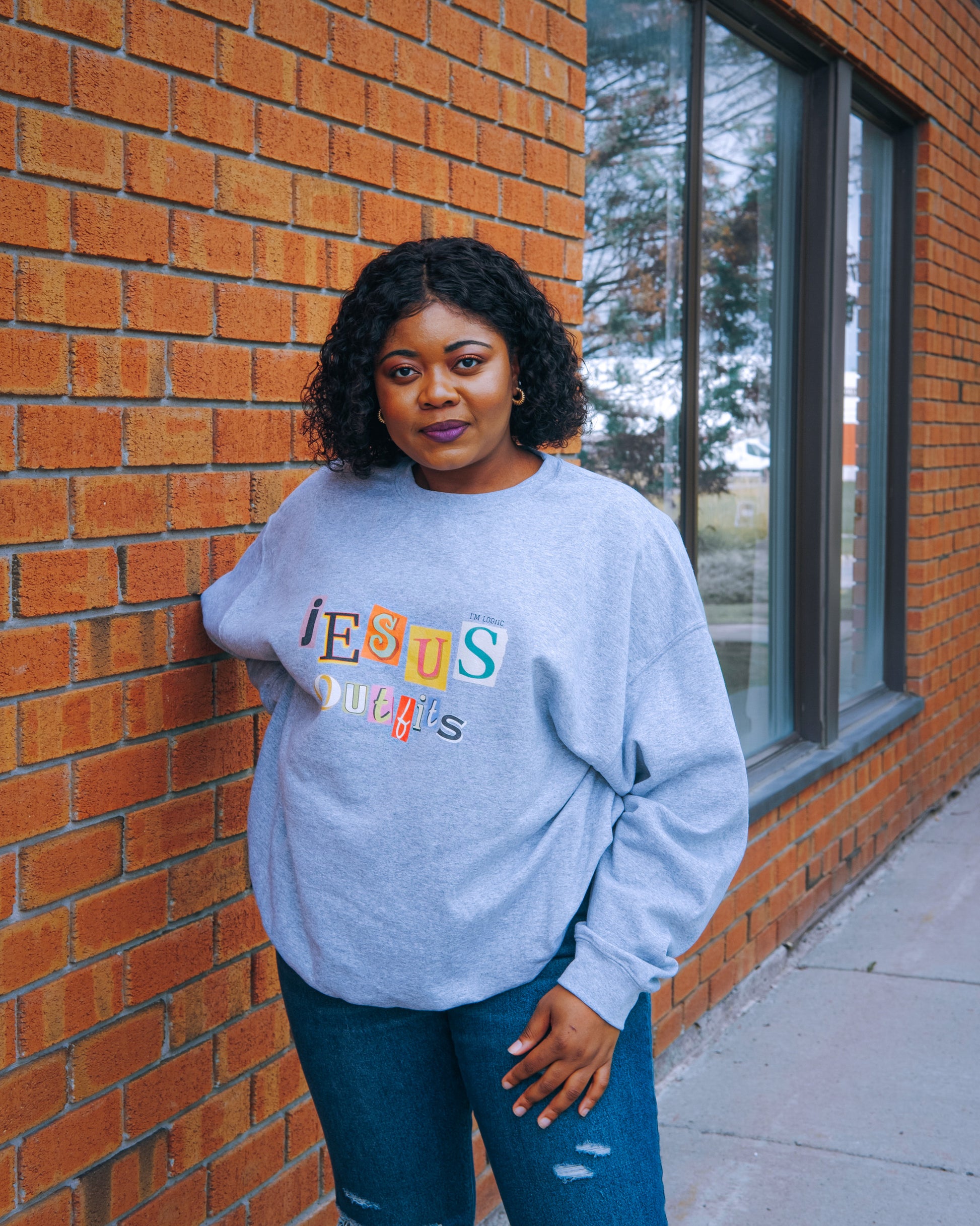 Jesus Outfits Crew Neck - Shirts & Tops