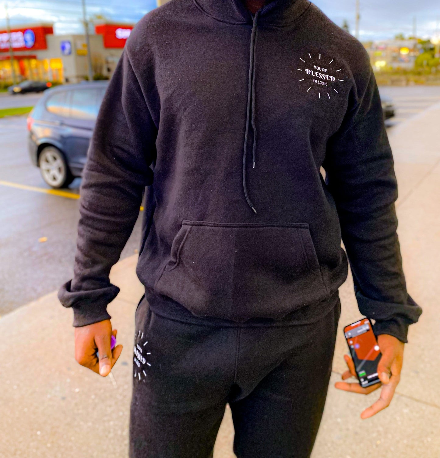 ’You’re Blessed Christian Sweatpants - S / Black - Outfit