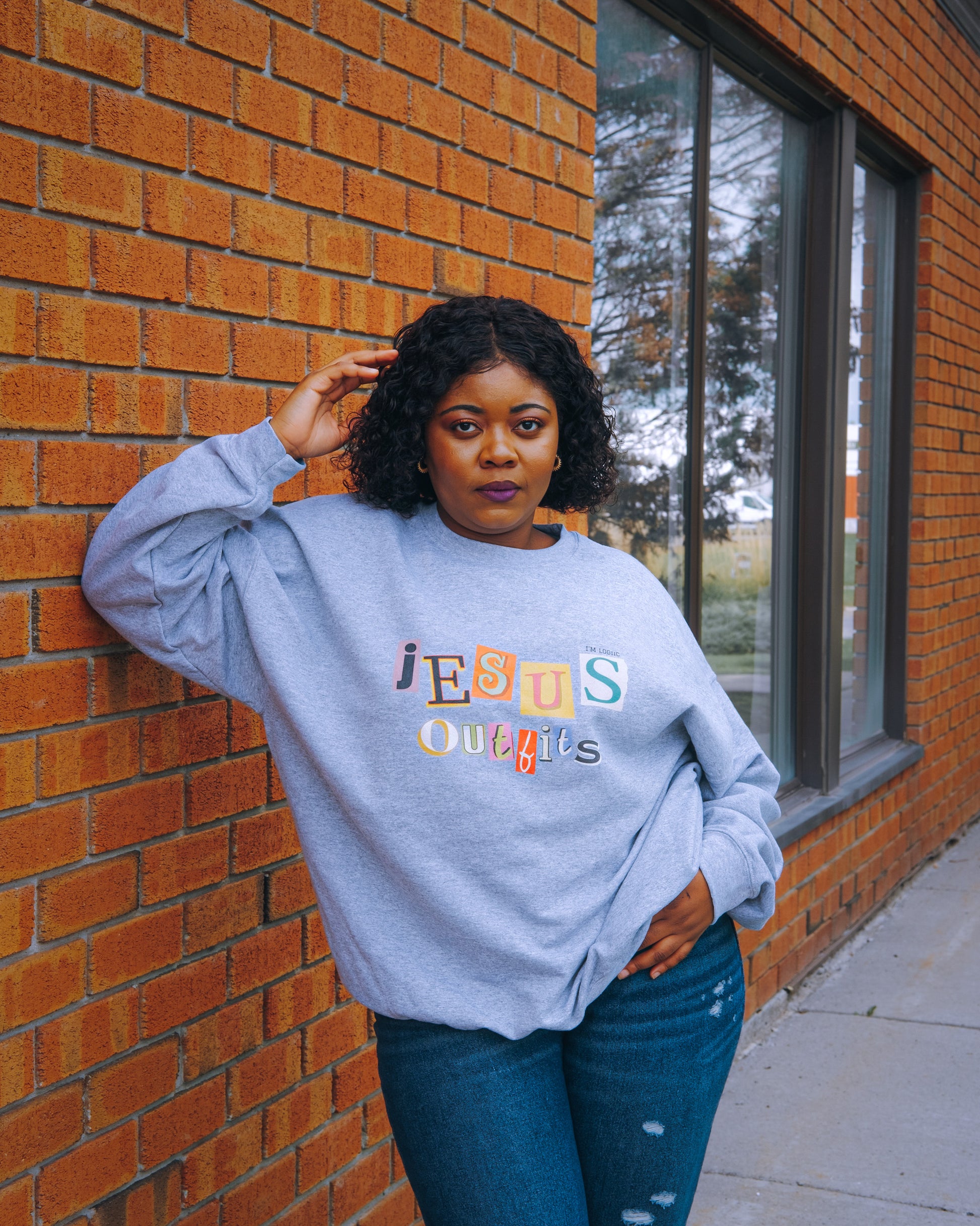 Jesus Outfits Crew Neck - Shirts & Tops