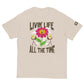 Livin’ Life classic tee - Natural / S