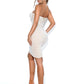 One Night Lace Bandage Dress - dresses