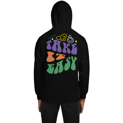 Take it easy Hoodie - Black / S - Shirts & Tops