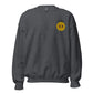 Angry Emoji Unisex Sweatshirt - Dark Heather / S