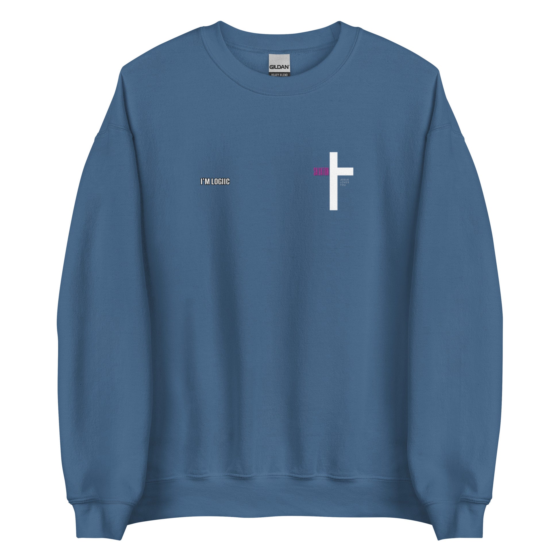 Salvation Unisex Sweatshirt - Indigo Blue / S - Shirts &