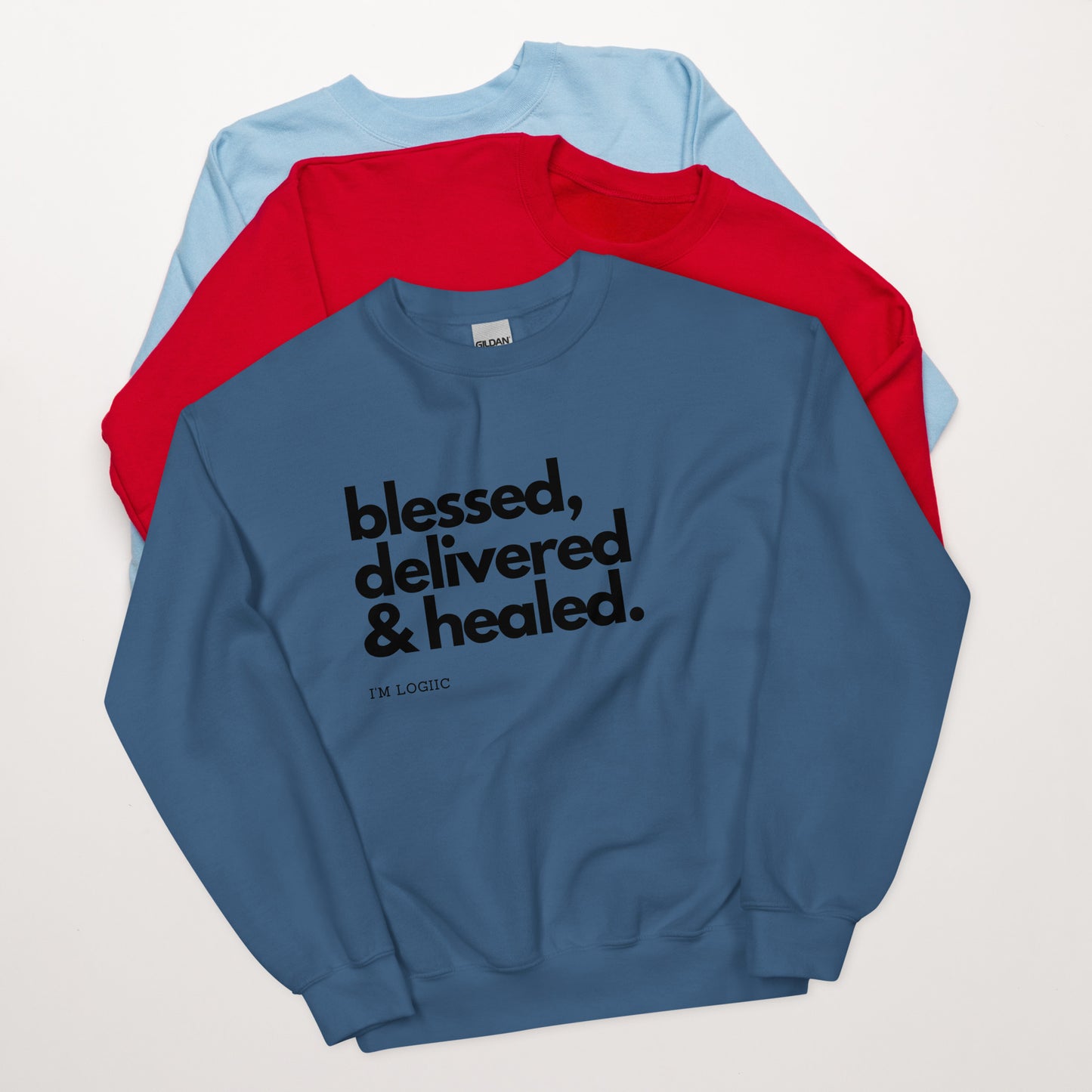 BDH Unisex Sweatshirt - Indigo Blue / S