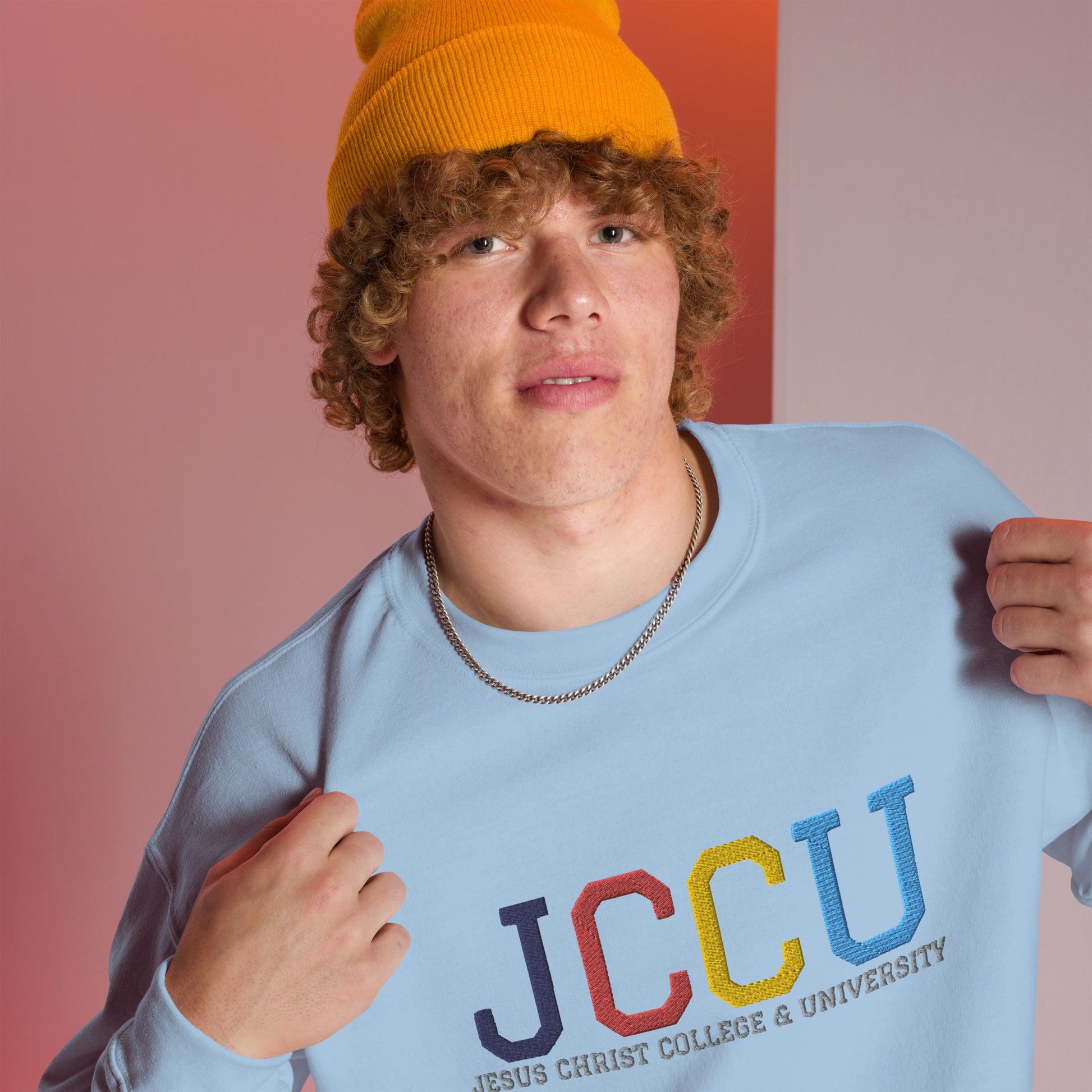 JCCU Embroidered Unisex Sweatshirt - Shirts & Tops