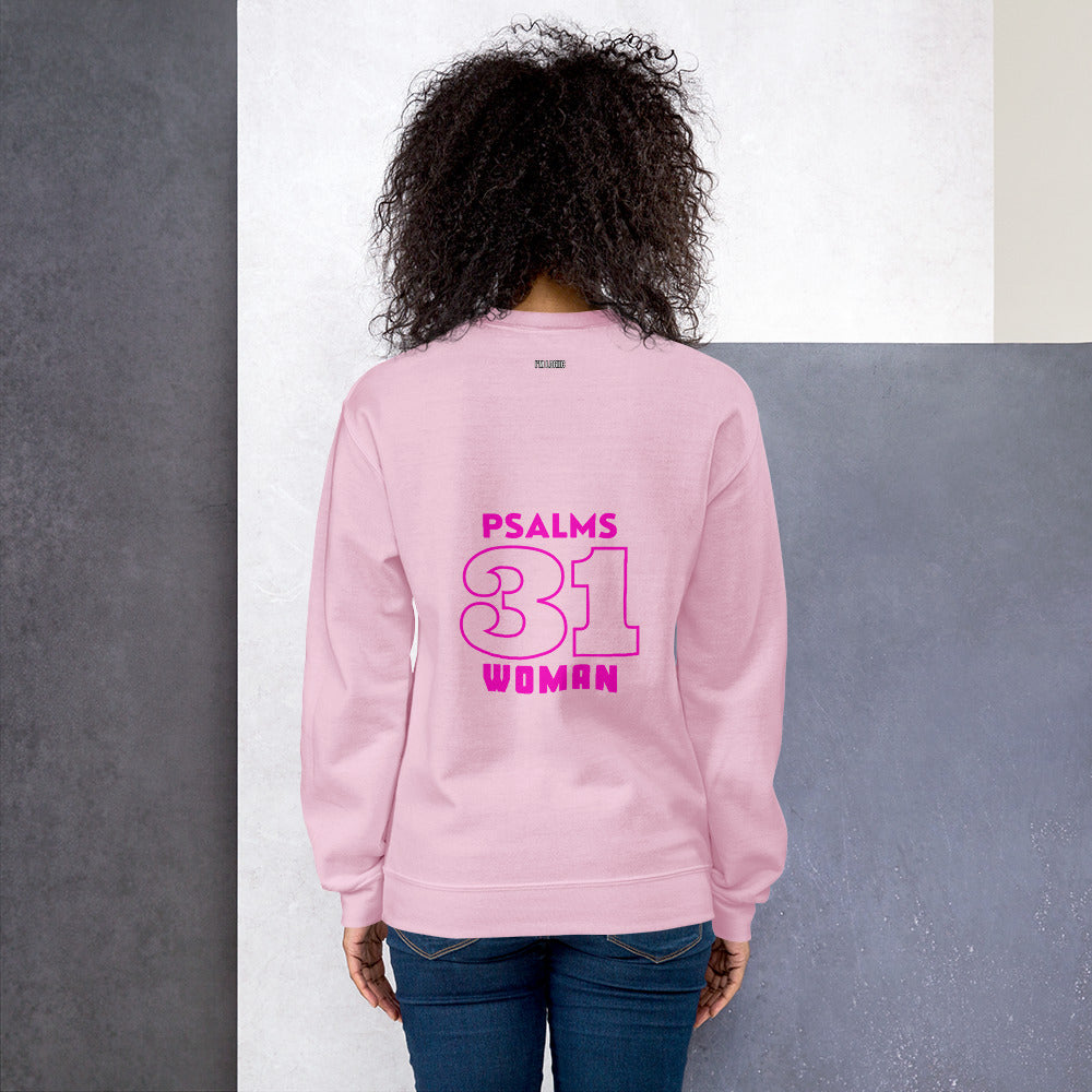 Proverbs 31 Woman 2 Unisex Sweatshirt - Light Pink / S