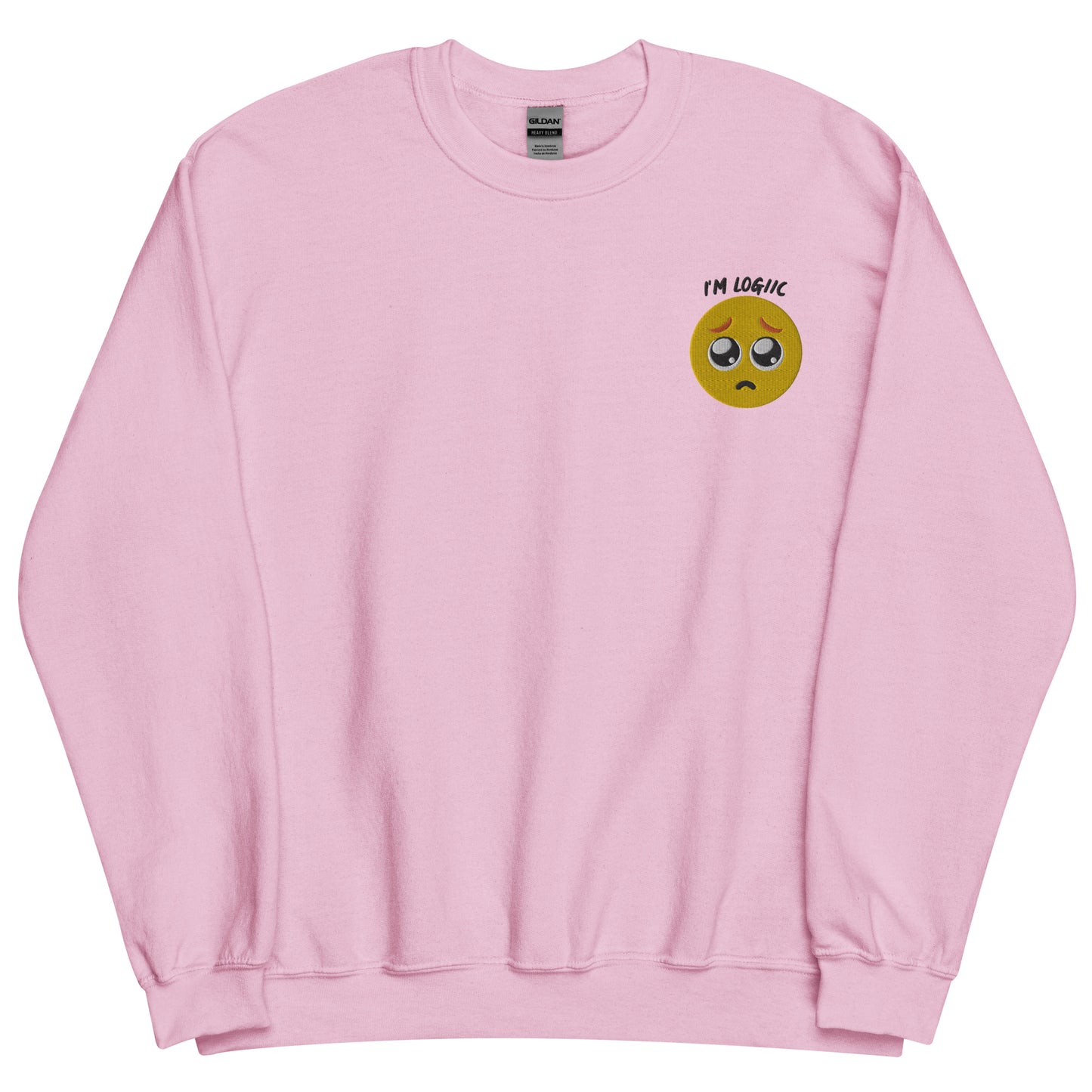 Baby Eyes Unisex Sweatshirt - Light Pink / S