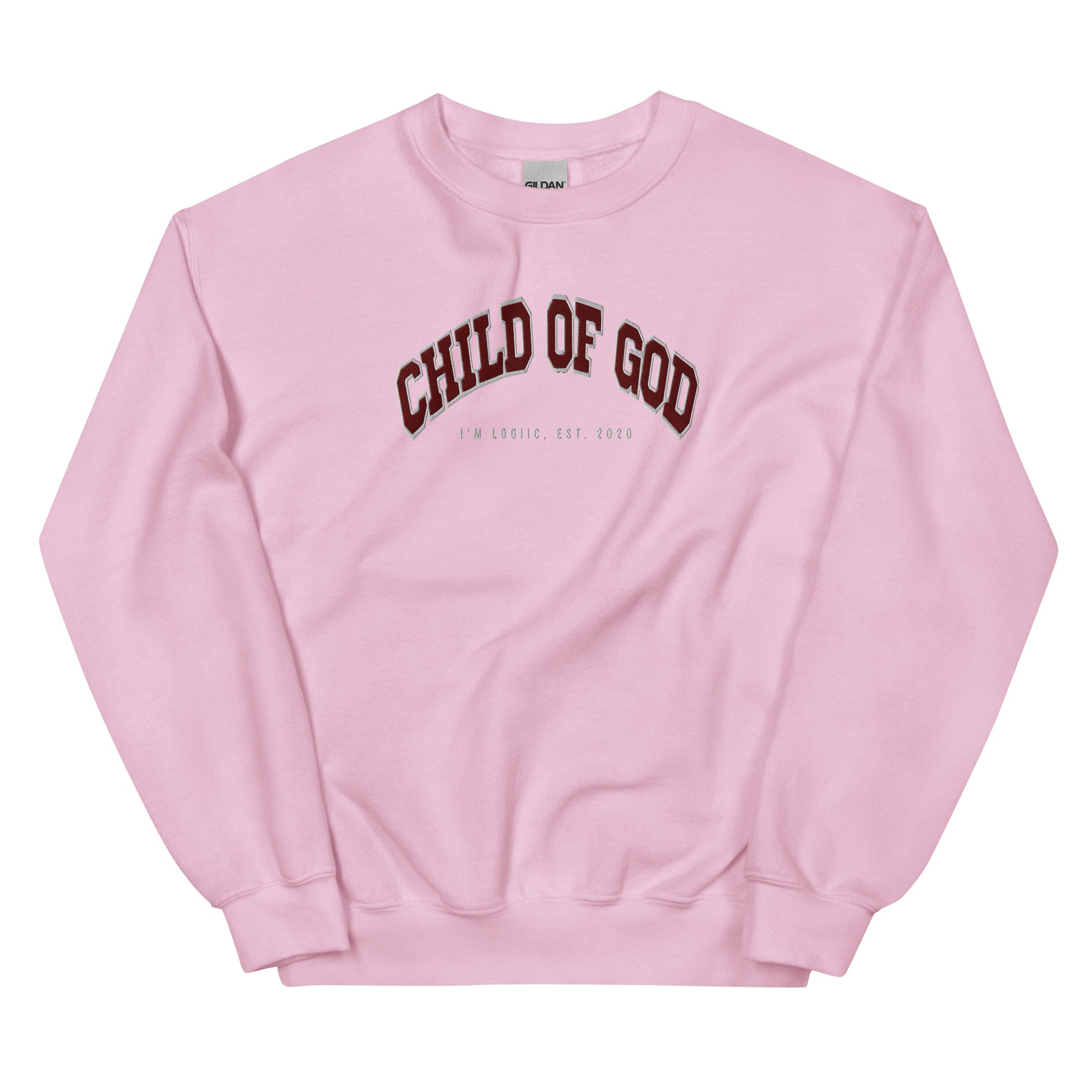 Child of God Unisex Sweatshirt - Light Pink / S