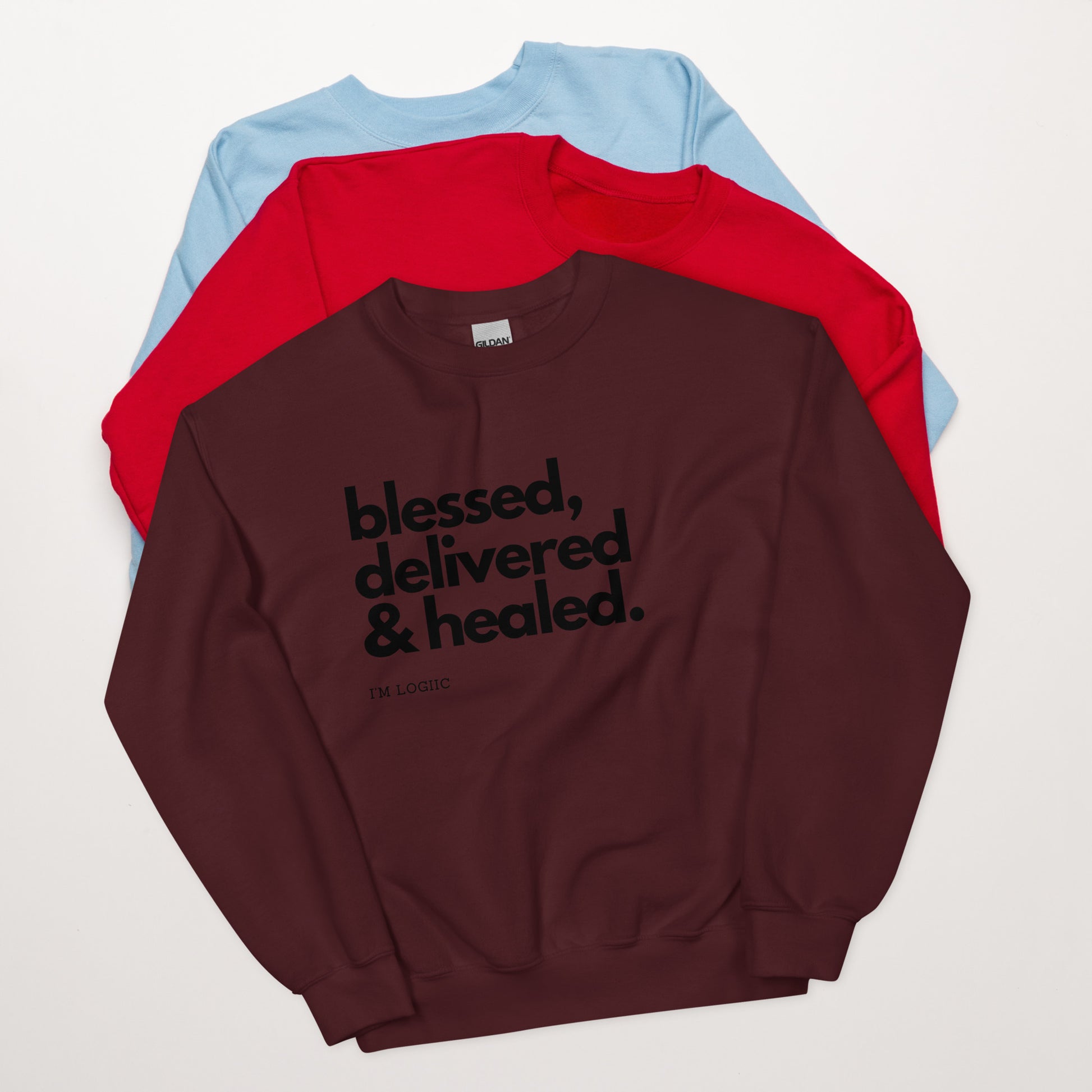 BDH Unisex Sweatshirt - Maroon / S